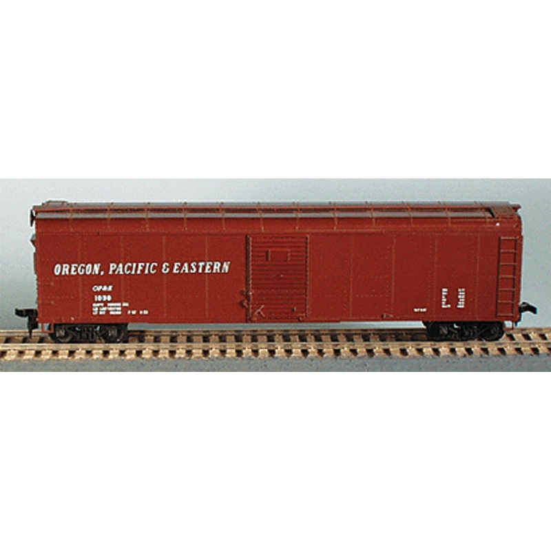 Bowser 55423 HO Scale 50' Round Roof Boxcar Oregon Pacific & Eastern OP&E #s Vary - NOS