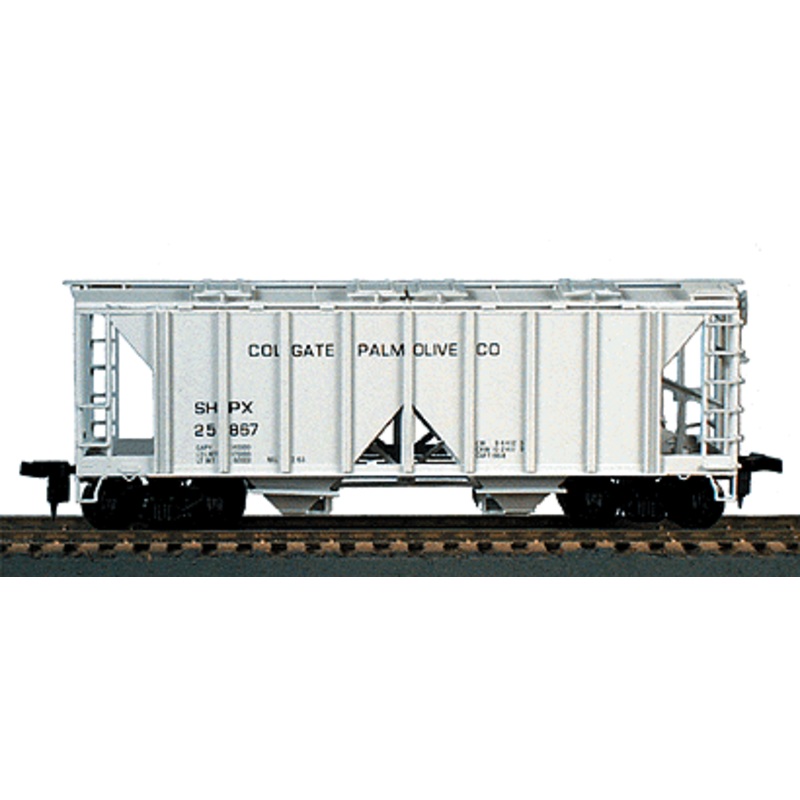 Bowser 55623 HO Scale 70 Ton 2 Bay Covered Hopper Kit Colgate Palmolive SHPX 25866 - NOS