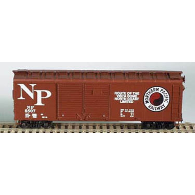 Bowser/English's 3-1203 HO Scale 40' Double Door Boxcar Kit Northern Pacific NP #s Vary - NOS