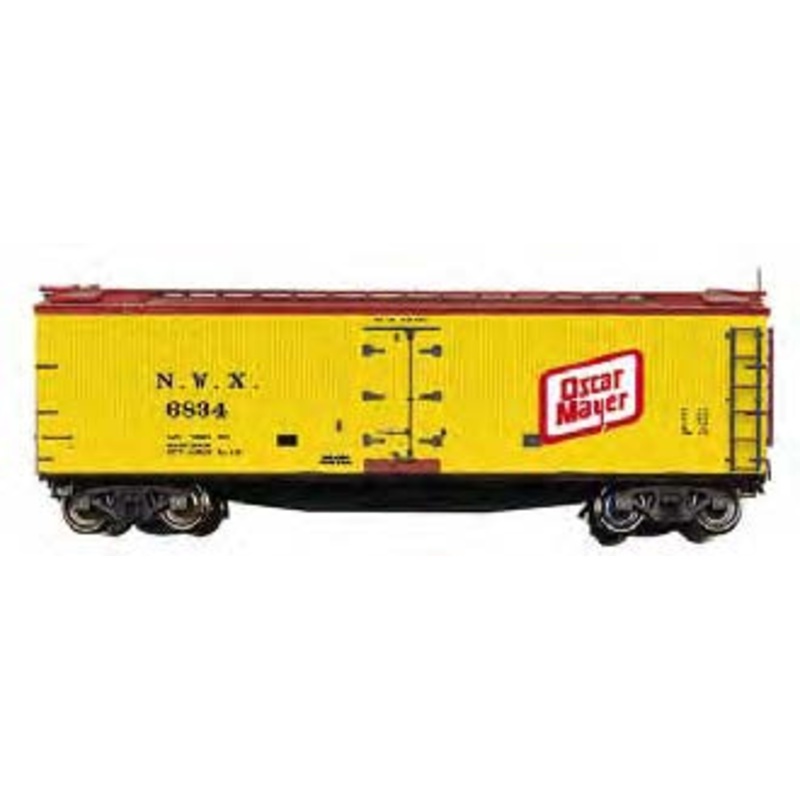 Branchline Trains 1301 HO Scale 40' Wood Reefer Kit Oscar Mayer NWX #'s Vary - NOS