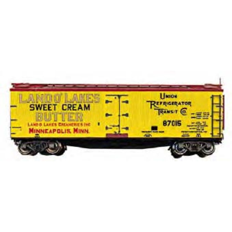 Branchline Trains 1305 HO Scale 40' Wood Reefer Kit Land O Lakes URTC #'s Vary - NOS