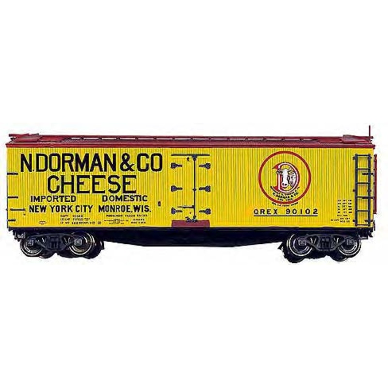 Branchline Trains 1344 HO Scale 40' Wood Reefer Kit Dorman Cheese GREX #'s Vary - NOS