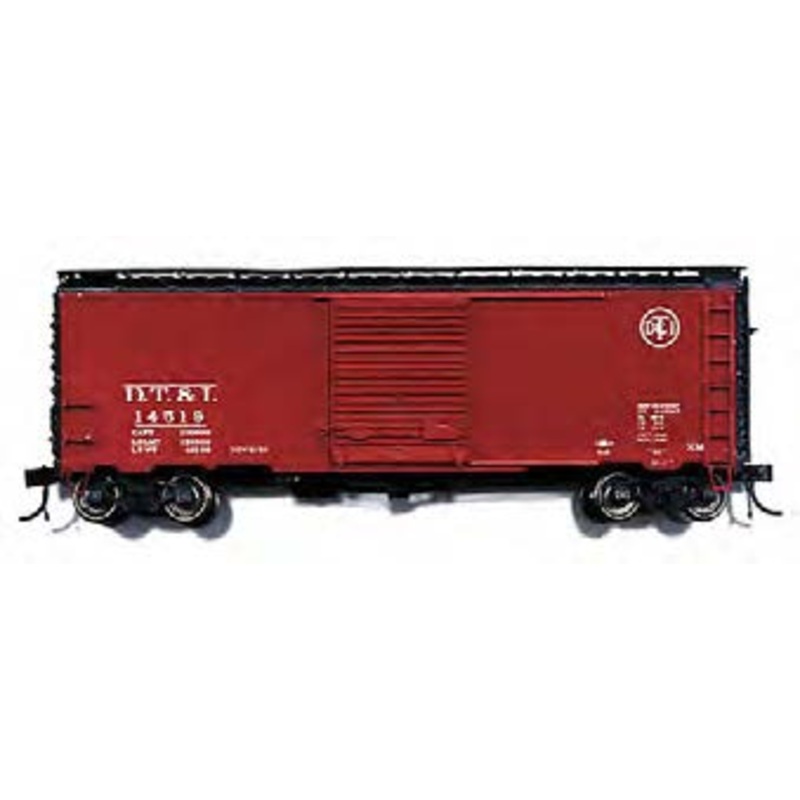 Branchline Trains 1504 HO Scale 40' AAR Boxcar DT&I 14485 - NOS