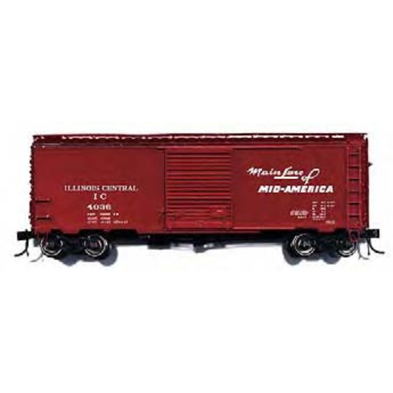 Branchline Trains 1506 HO Scale 40' AAR Boxcar Illinios Central IC 4068 - NOS