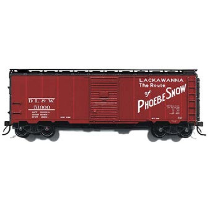 Branchline Trains 8005 HO Scale 40' AAR Boxcar Kit Lackawanna DL&W #s Vary - NOS