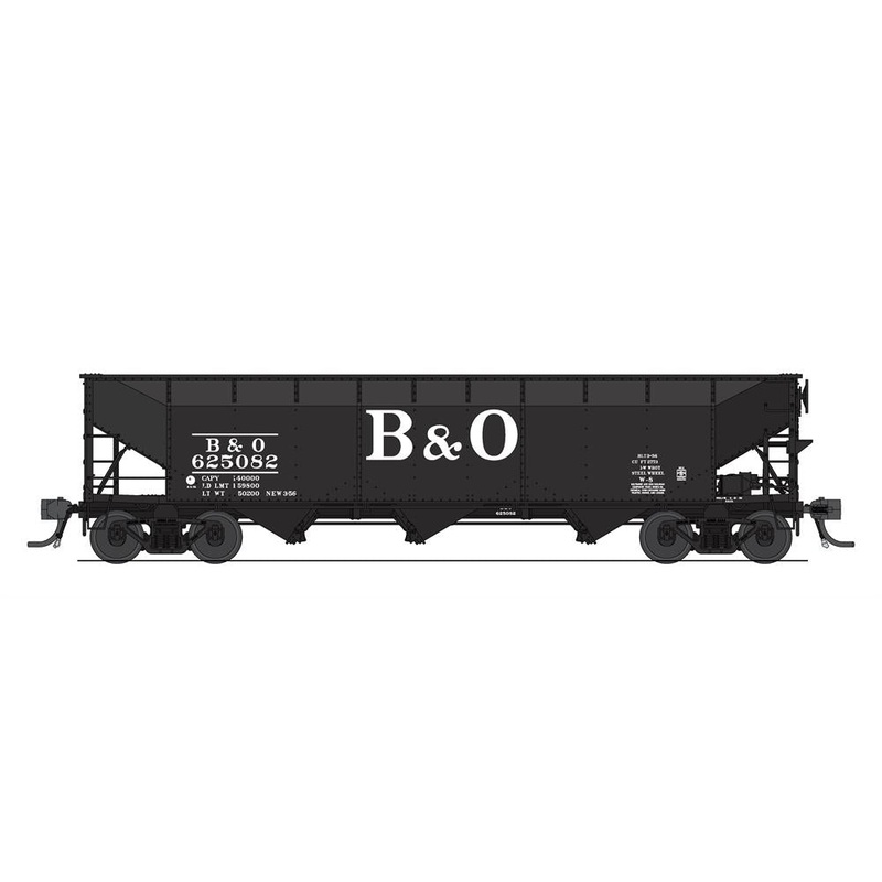 Broadway Limited Imports 7379 HO Scale AAR 70 Ton Tripple Hopper Baltimore & Ohio B&O 625389
