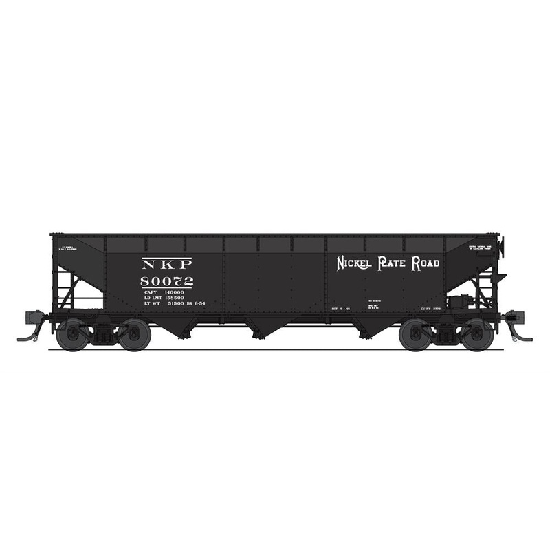 Broadway Limited Imports 7383 HO Scale AAR 70 Ton Tripple Hopper Nickel Plate Road NKP 80767