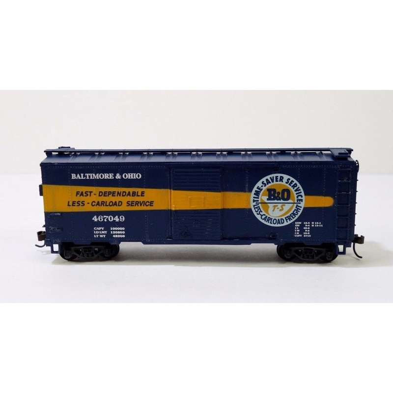 Mantua 734-251 HO Scale 40' Steel Time Saver" B&O 467049 - NOS