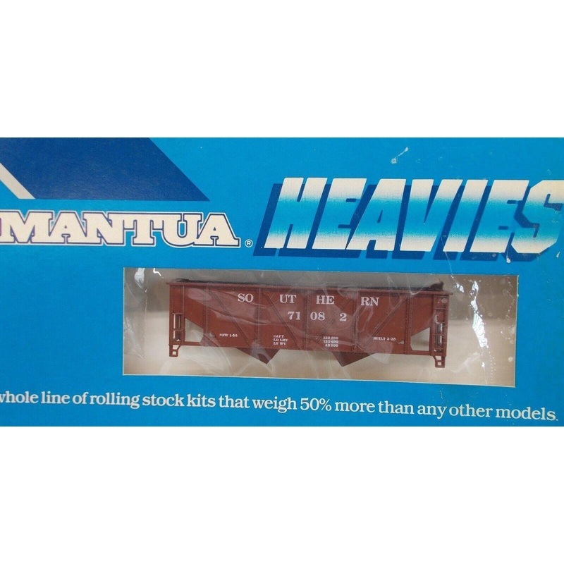 Mantua Heavys 729-40 HO Scale 2 Bay Open Hopper Kit w/ Load Southern 71802 - NOS