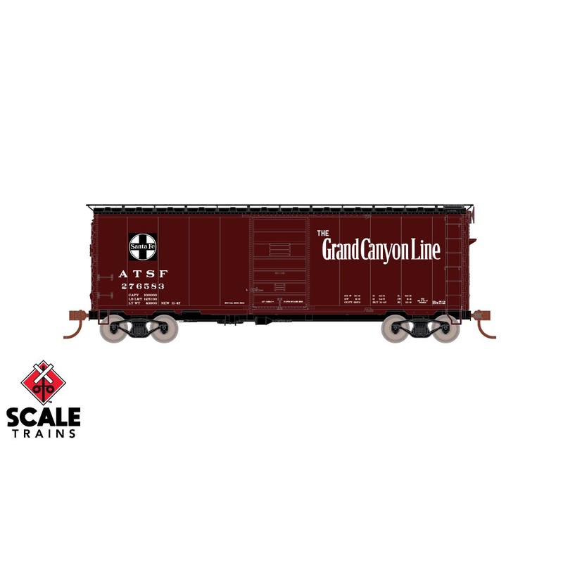 ScaleTrains Kit Classics 1221 HO Scale PS-1 Boxcar Santa Fe ATSF 276583
