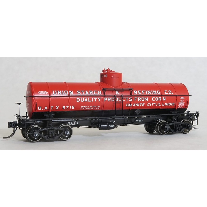 Tangent Scale Models 19017 GA 1917-design 8000 Gal Tank Car Union Starch GATX