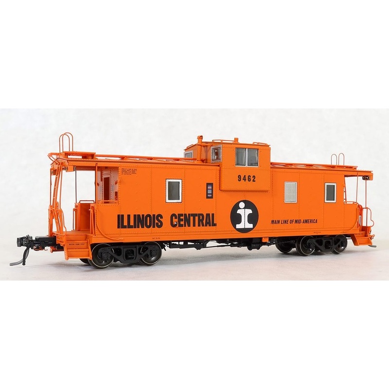Tangent Scale Models 60210 IC Centralia Steel Wide Vision Caboose Illinois Central "1970 Split Rail"