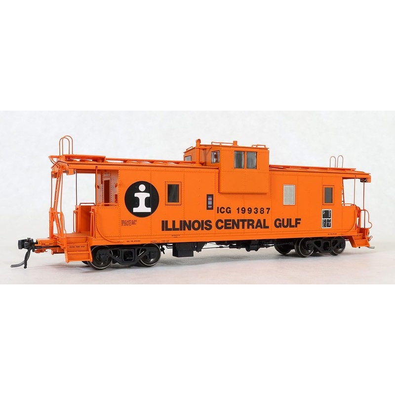 Tangent Scale Models 60211 IC Centralia Steel Wide Vision Caboose Illinois Central Gulf "1974 +"ICG