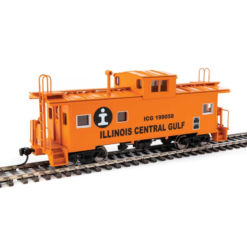 Walthers Mainline 910-8771 HO Scale Wide Vision Caboose Illinois Central Gulf ICG 199058