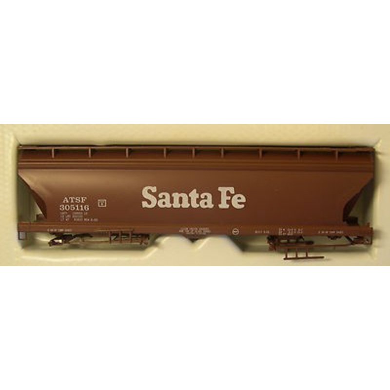 Front Range 4066 HO Scale ACF 3 Bay Covered Hopper Kit Santa Fe ATSF #'s Vary - NOS