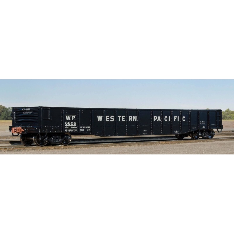 ScaleTrains Kit Classics 1197 HO Scale 52'6" Mill Gondola Western Pacific WP 6606