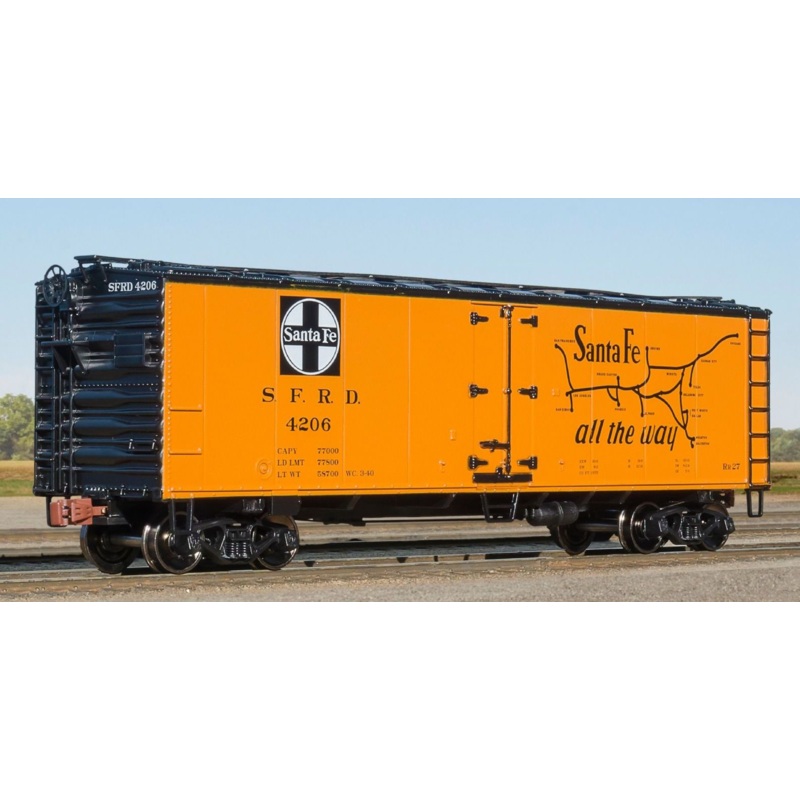 ScaleTrains Kit Classics 1250 40' Steel Reefer Santa Fe ATSF 4235