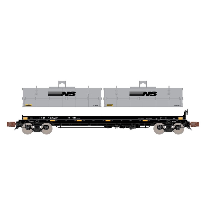 ScaleTrains Rivet 38508 HO Scale Thrall 48' Coil Steel Car "Gray Hoods" Norfolk Southern NS 169647