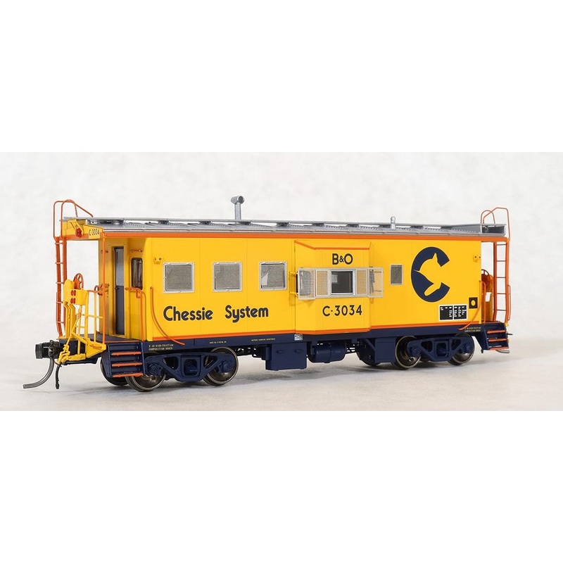 Tangent Scale Models 60028-01 HO Scale ICC B&O I-18 Caboose Chessie System (Raceland 1979+) B&O C-30
