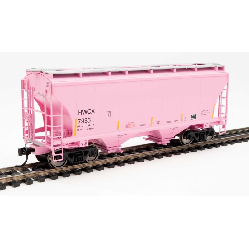 Walthers 910-7581 HO 39' Trinity 3281 2 Bay Covered Hopper Haliburton HWCX 7993