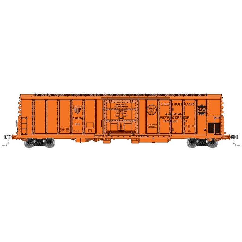 Walthers Mainline 910-3971 HO Scale 57' Mechanical Reefer American Refrigerator Transit ARMN 622