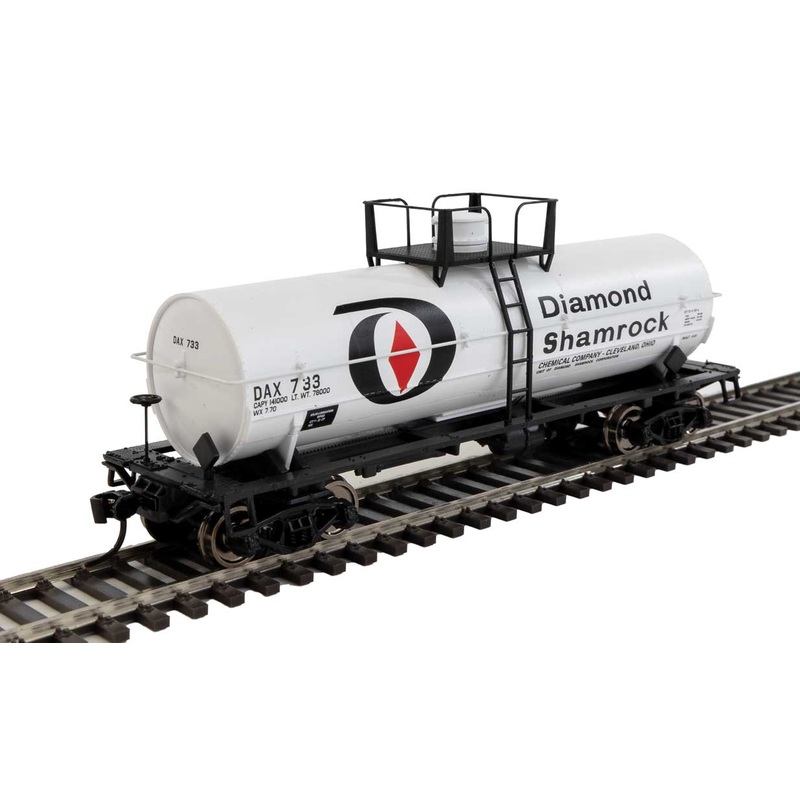 Walthers Mainline 910-48004 HO Scale 36' Chemical Tank Car Diamond Shamrock DAX 733