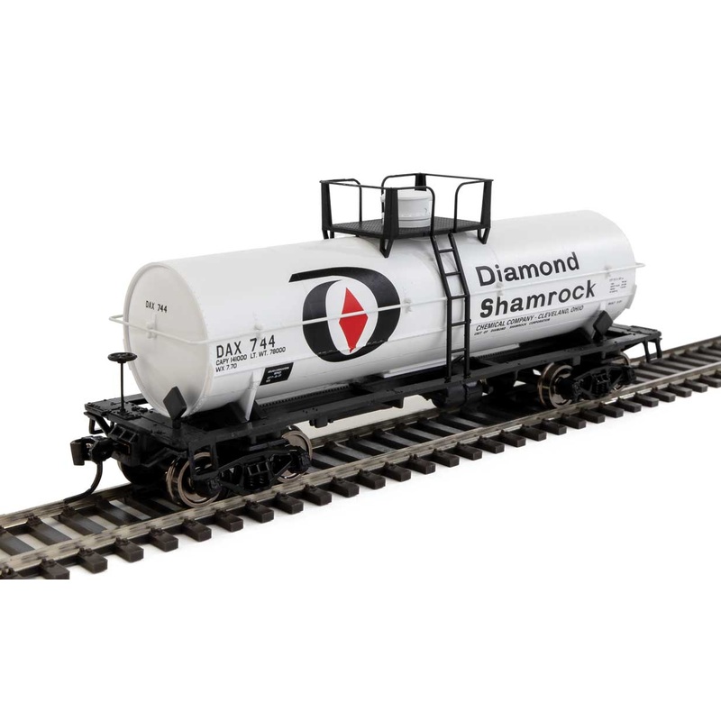Walthers Mainline 910-48006 HO Scale 36' Chemical Tank Car Diamond Shamrock DAX 744