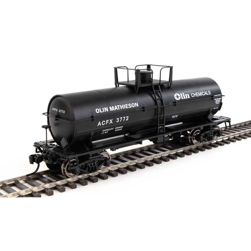 Walthers Mainline 910-48015 HO Scale 36' Chemical Tank Car Olin ACFX 3772