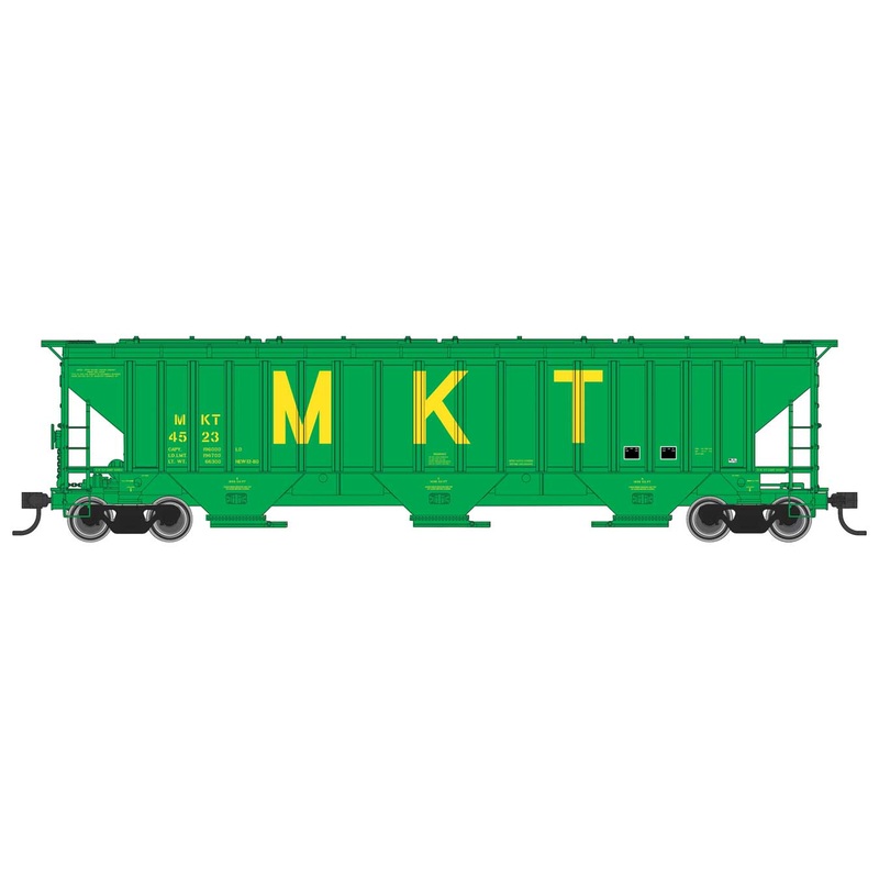Walthers Mainline 910-49028 HO Scale 57' Trinity 4750 3-Bay Covered Hopper MKT 4570