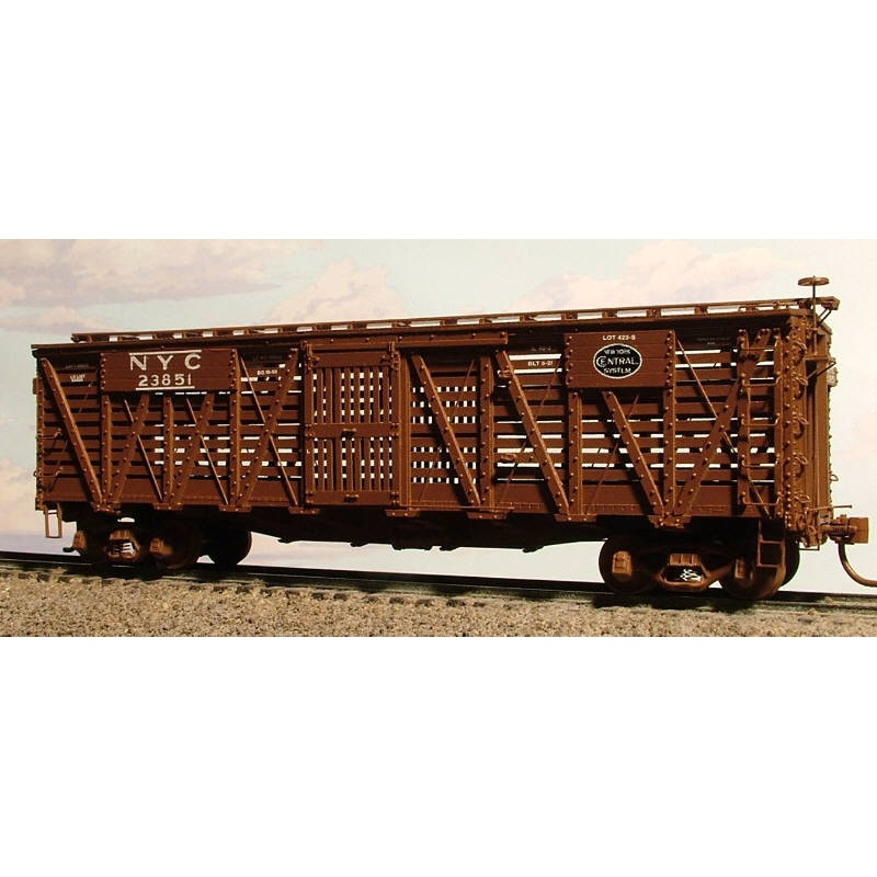 Westerfield Models 10762 HO Scale New York Central NYC Stock Car Kit with SS Ends - NOS