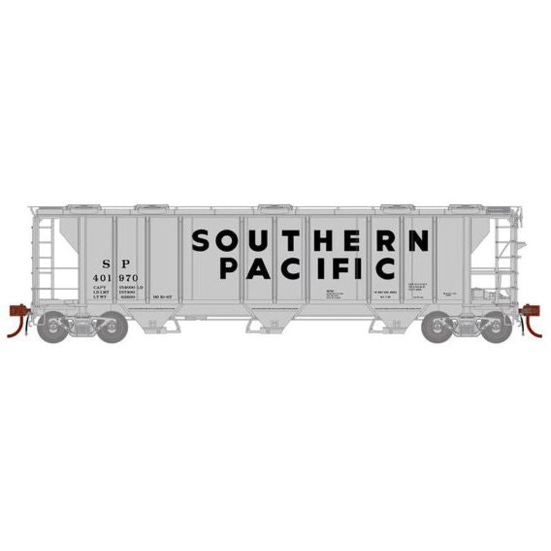 Athearn Genesis G73625 HO Scale PS-2 2893 Covered Hopper Southern Pacific SP 401970