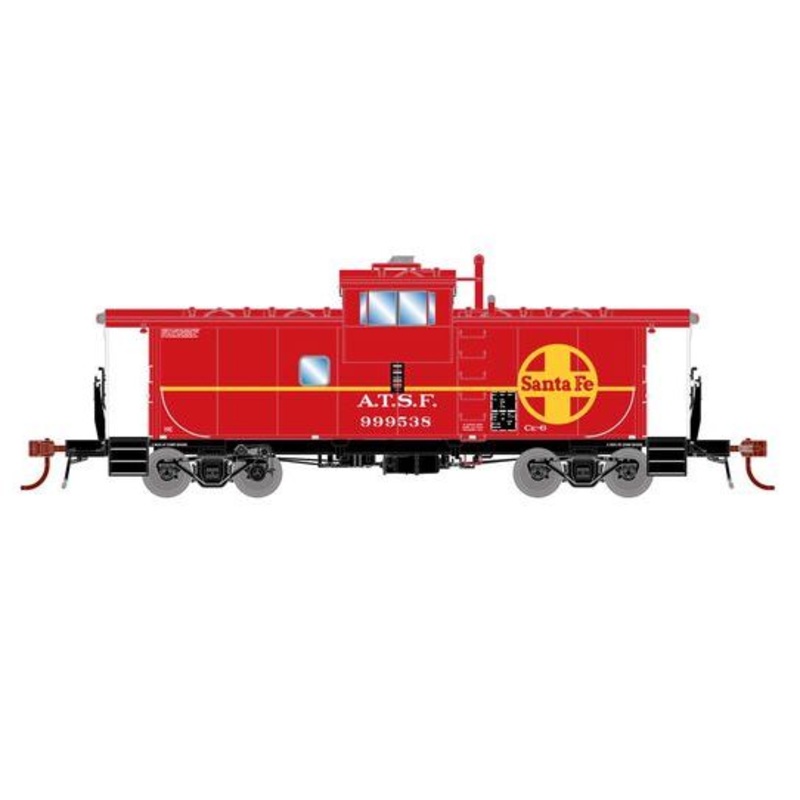 Athearn Genesis G78574 HO Scale ICC Caboose Santa Fe ATSF 999538 with Lights