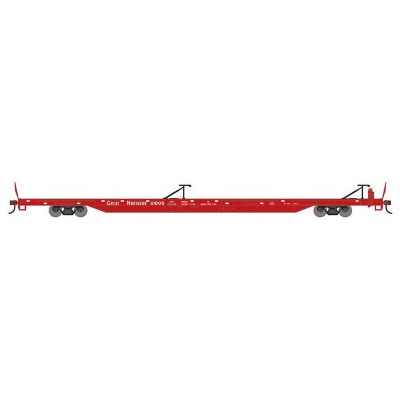 Athearn RTR 1547 HO Scale 85' TOFC Flatcar Great Northern GN 61009