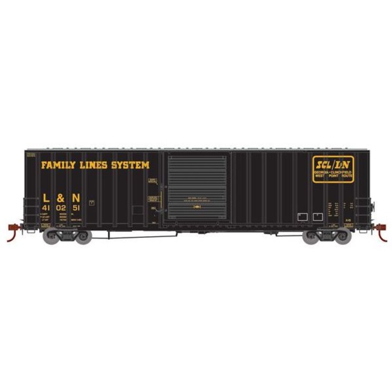 Athearn RTR 72838 HO Scale 60' ICC High Cube Boxcar Family Lines System L&N 410251