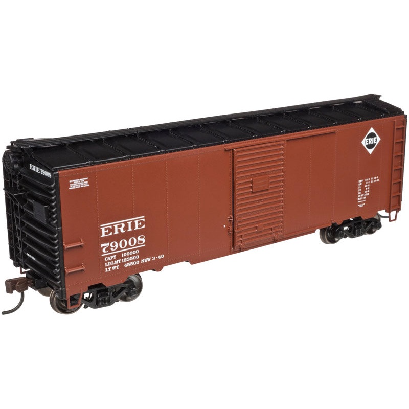 Atlas Trainman 21003231 HO Scale 40' 1937 AAR Boxcar Kit Erie 79008 - NOS