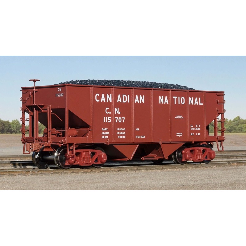 Fox Valley Models 15008 HO Scale USRA 55-Ton 2-Bay Open Hopper Canadian National CN 115836