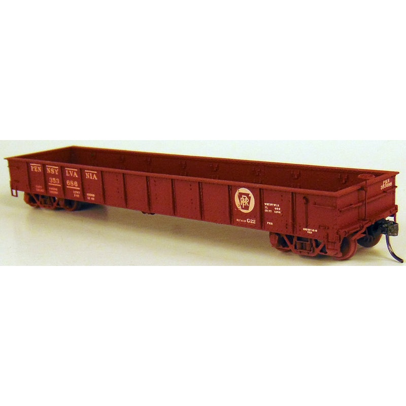 Funaro & Camerlengo 8351 HO Scale PRR G22 One Piece Body Steel Gondola Resin Kit