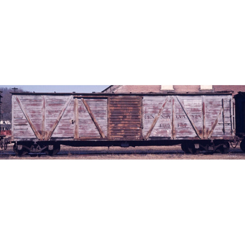 Funaro & Camerlengo 8540 HO Scale PRR X23 Boxcar with Decals Resin Kit
