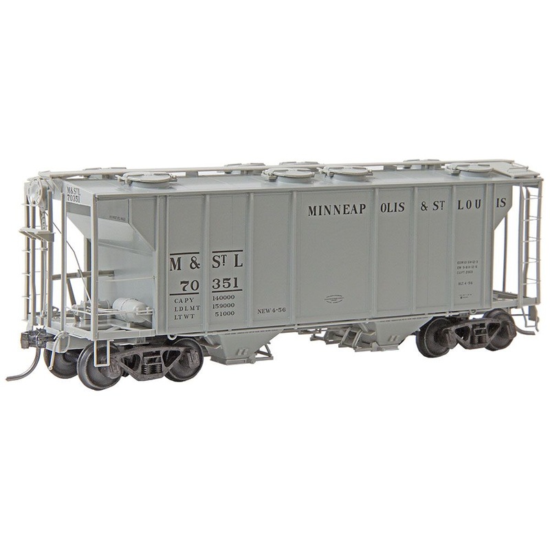 Kadee 8343 HO Scale PS-2 Covered Hopper Minneapolis & St Louis M&StL70351