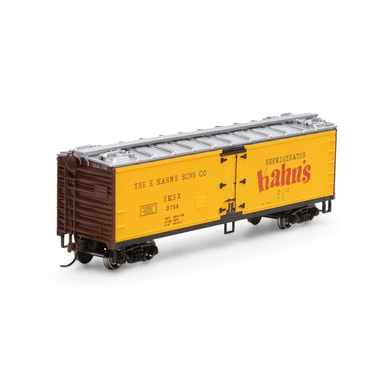 Roundhouse 98497 HO Scale 40' Wood Reefer Kahn's EKSK 3756