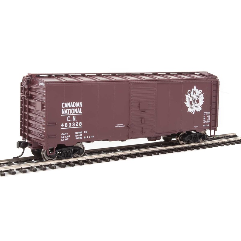 Walther Mainline 910-1335 HO Scale 40' AAR 1944 Boxcar Canadian National CN 483328