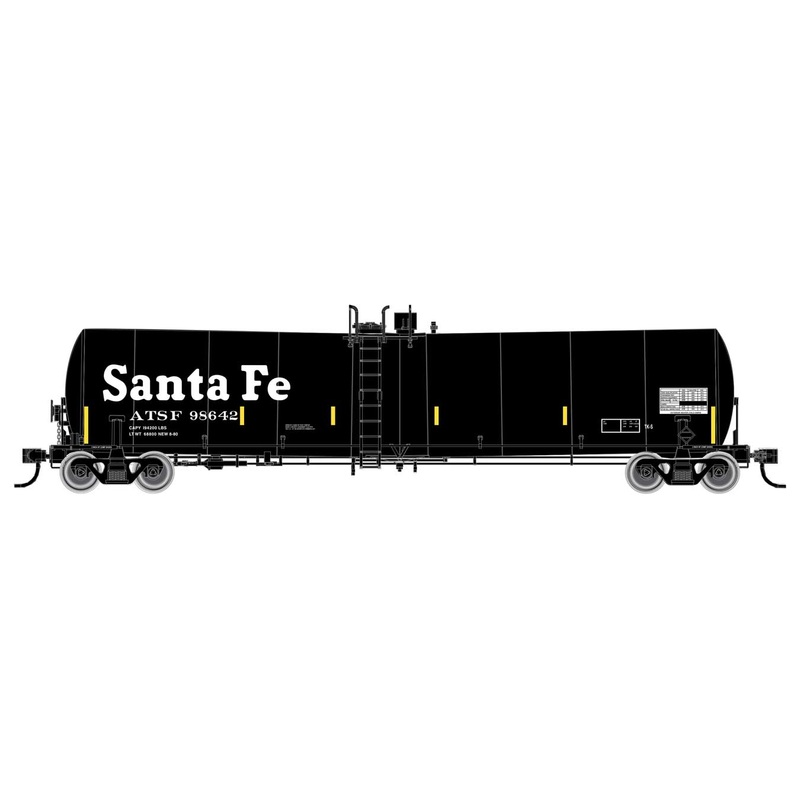 Walthers Mainline 910-48206 HO Scale Trinity 25,000 Gal Tank Car Santa Fe ATSF 98742