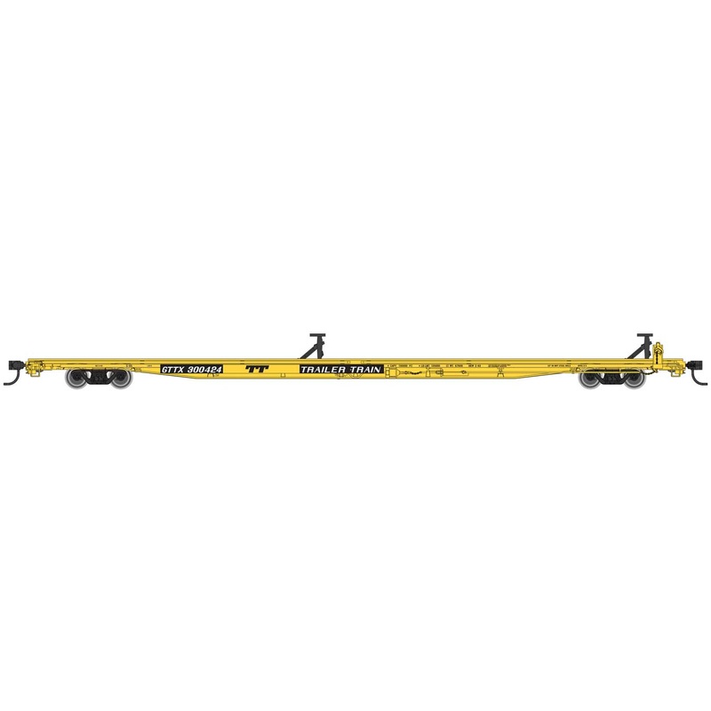 Walthers Mainline 910-5519 HO Scale G85 85' Flatcar Trailer Train GTTX 300424