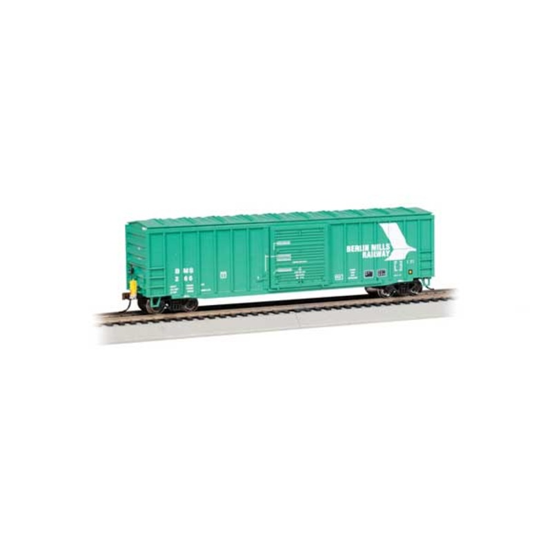 Bachmann 14911 HO Scale 50' Boxcar with EOT Berlin Mills Railway BMS 266