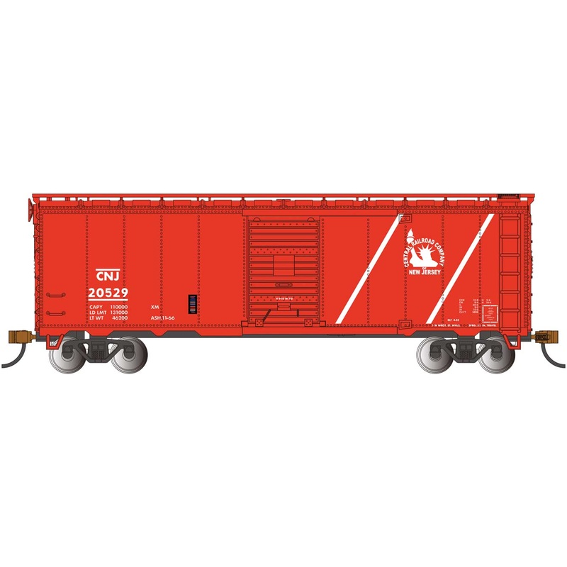 Bachmann 16026 HO Scale PS-1 40' Boxcar Jersey Central CNJ 20529