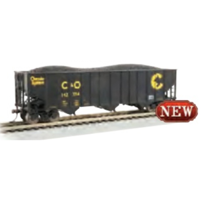 Bachmann 18729 HO Scale 100 Ton 3 Bay Hopper Chessie System C&O 142374