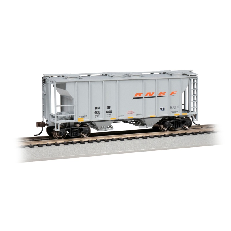 Bachmann 73506 HO Scale PS2 2 Bay Covered Hopper BNSF 405648