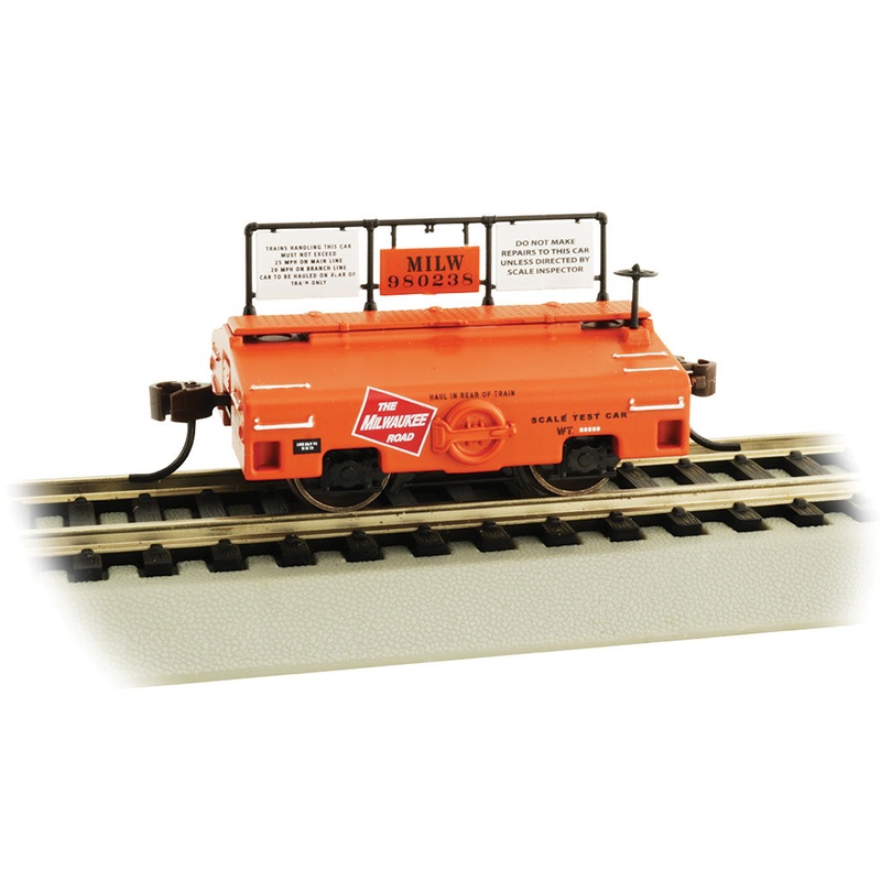 Bachmann 74407 HO Scale Test Weight Scale Car Milwaukee Road MILW 980238
