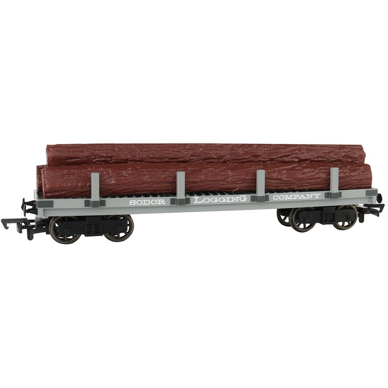 Bachmann 77004 HO Scale Thomas and Friends Flat Wagon with Logs