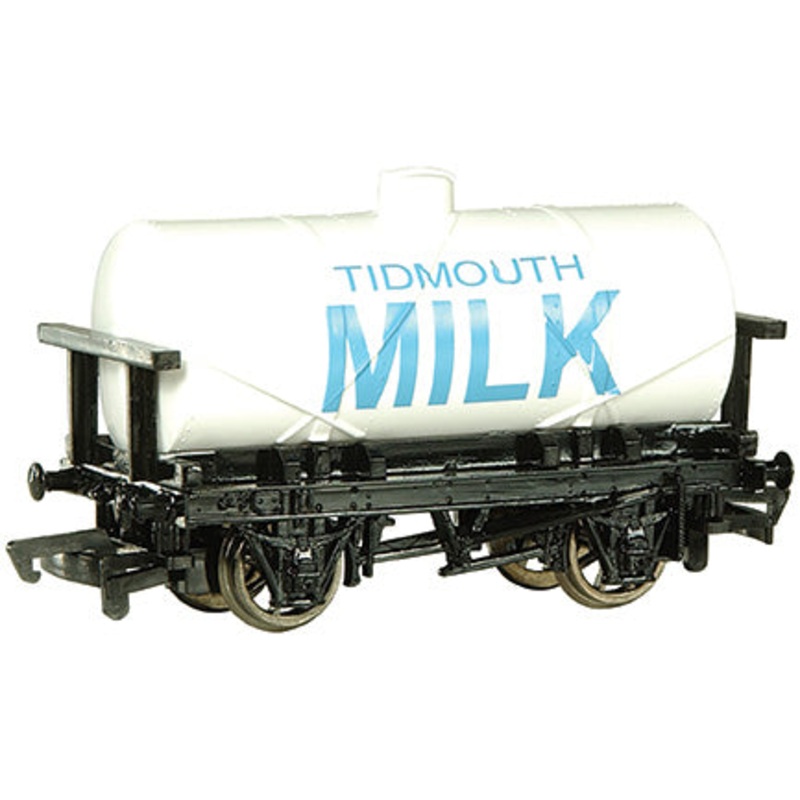 Bachmann 77048 HO Scale Thomas and Friends Tidmouth Milk Tank Car